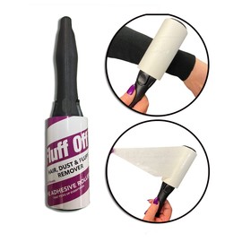 Fluff Off Lint Roller & Refill Set 2 Handles & 6 x 90 Sheet Refills. Removes Pet Hair, Fluff & Dust from Clothes, Upholstery and Carpet - 540 Total Sheets