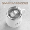 Stainless-cup-J White Tumbler with Handle, 11.8 fl oz (350 ml)