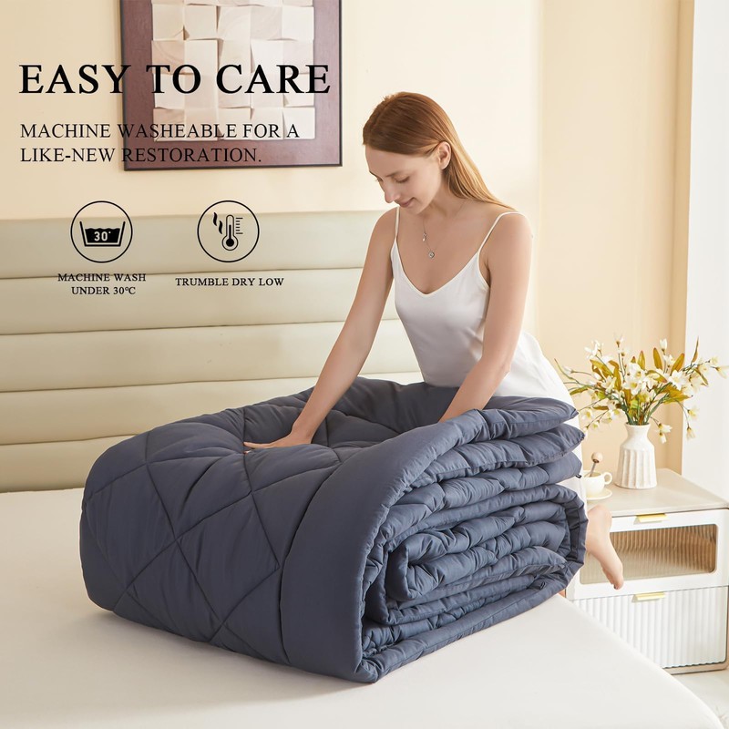 MIOTO 132x120 Alaskan King Comforter, Extra Large King Size Comforter
