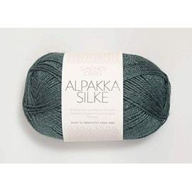 Sandnes Garn Alpakka Silke 7572 Petrol, SG11737572