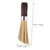Ipetboom 2pcs Bamboo Kitchen Dish Cleaning Brush Multi Use Scrubbing