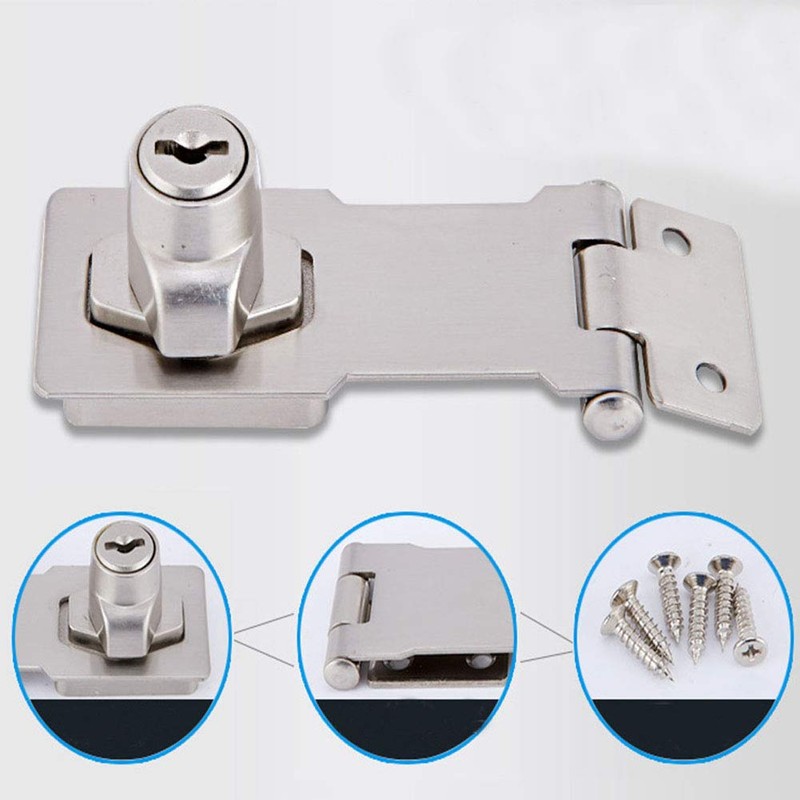Tiberham Heavy Duty Locks with Key with Integrated Lock Self