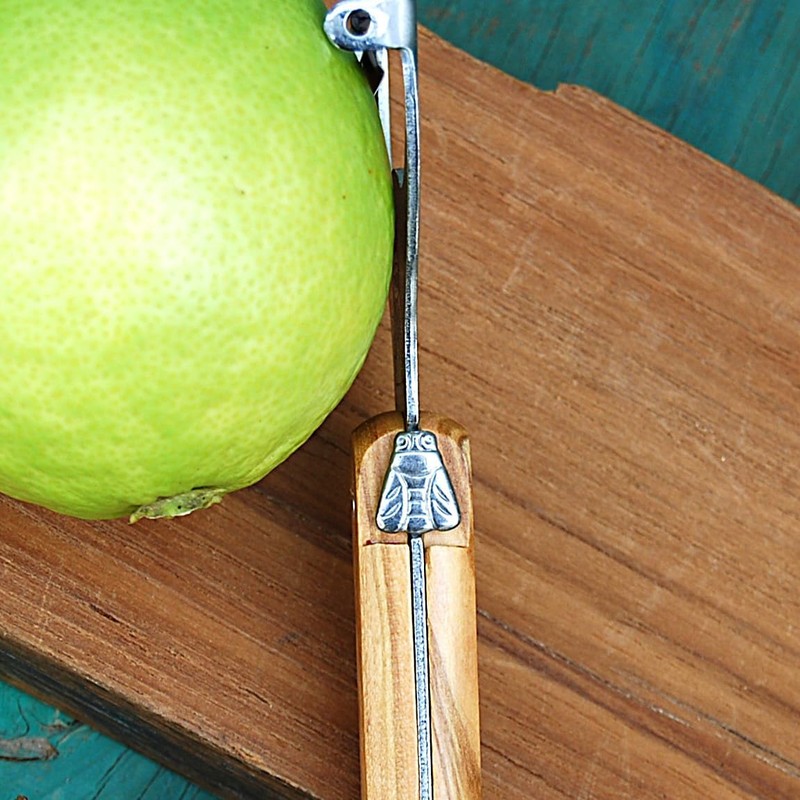 Trampalan Easy Grip Wood Handle, Lyol Olive Handle, Peeler, Made
