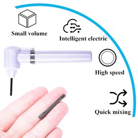Ink Mixer Machine Kit, Pigment Mixer Machine， Electric Ink Agitator Machine with 5Pcs Mixing Sticks，Makeup Eyebrow Color Supply Tool Agitator Machine For Makeup Microblading Supplies