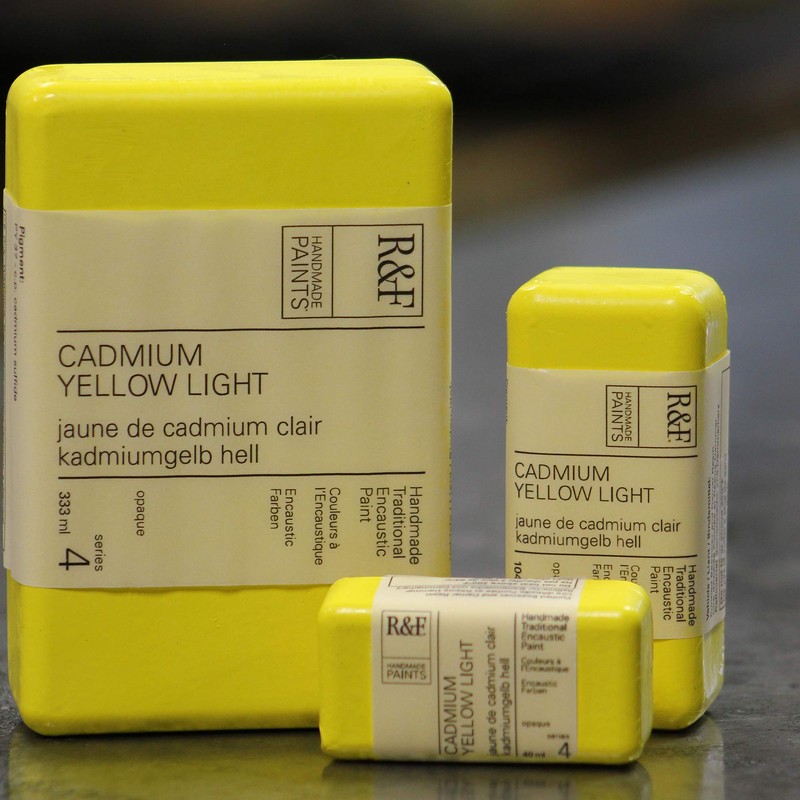 R&F Handmade Paints 1251 Encaustic Paint 333ml, Cadmium Red Medium