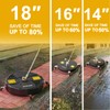 EVEAGE 18 Inch Large Size Pressure Washer Surface Cleaner Attachment