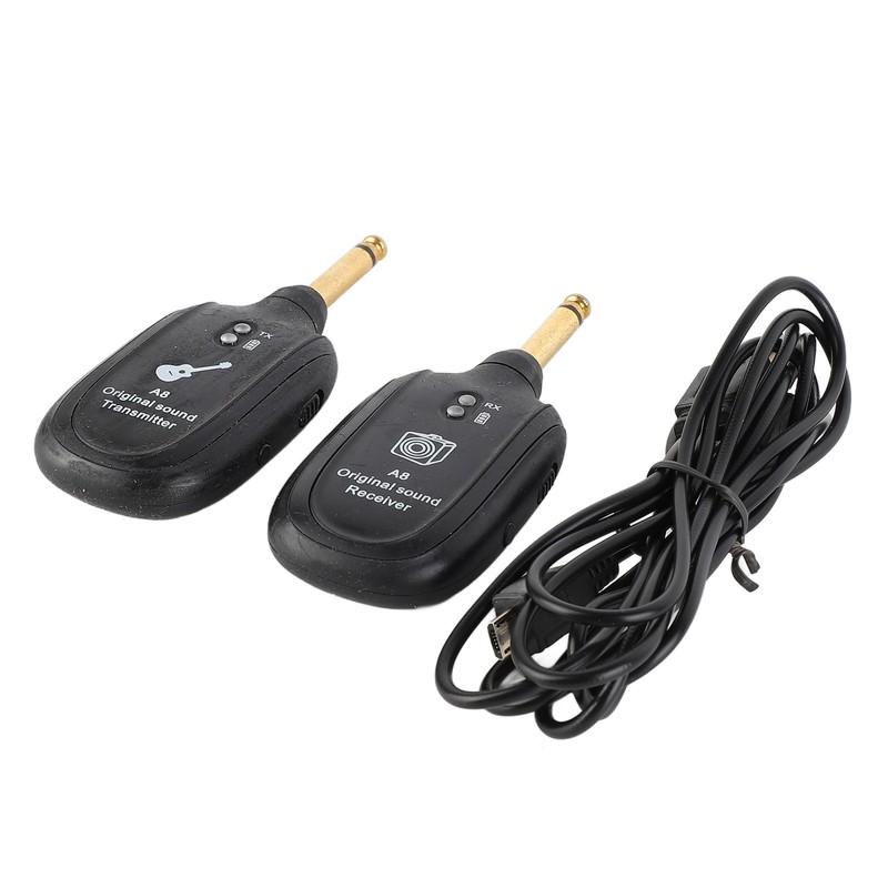 Wireless Guitar System Receiver Transmitter Audio Transmission System Accessory Set