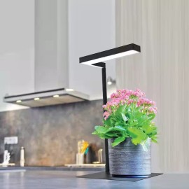 Feit Electric 17 in Integrated LED Indoor Table Top Plant Grow Light, Black