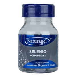 Selenio Con Omega 3 Naturagel Con 30 Cápsulas Sabor Sin Sabor