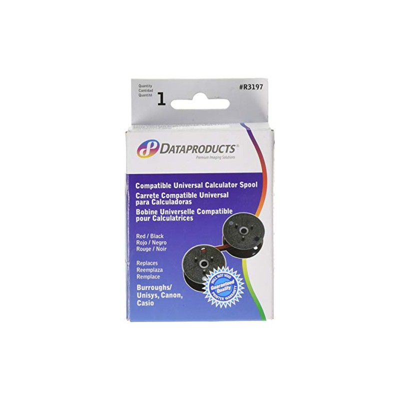 Dataproducts R3197 Compatible Ribbon, Black/red