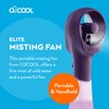 O2COOL O2COOL Elite Battery Powered Handheld Water Misting Fans (Purple)