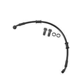 ACROPIX Universal Brake Hose Motorcycle ATV Dirt Bike Motocross Braided Hydraulic Brake Line Oil Hose Pipeline, 40cm, Durable, Metal, Black Army Green, 1 Set Car Parts