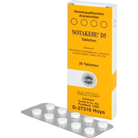 Sanum Kehlbeck D5 Tablets Pack of 20 Tablets