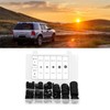 200Pcs Wire Washer Kit Rubber Grommet Dustproof Insulated Fireproof for