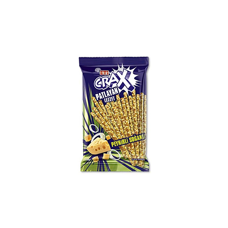 Eti Crax Spicy Stick Cracker 50gr 1.76 OZ , 20