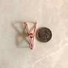 Zoohot Pack of 25 Rose Gold Small Metal Clips -