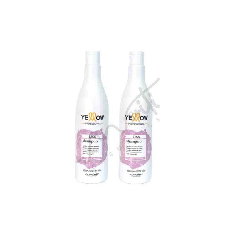 2 Pack Shampoo Liss Yellow, Alisador Y Controla El Frizz