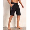unitop Mens Swim Trunks with Compression Liner Bathing Suit 9"