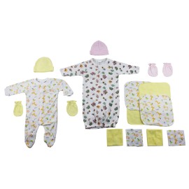 UD_Sleep-n-play, Gown, Caps, Mittens And Washcloths - 14 Pc Set Cs_0040