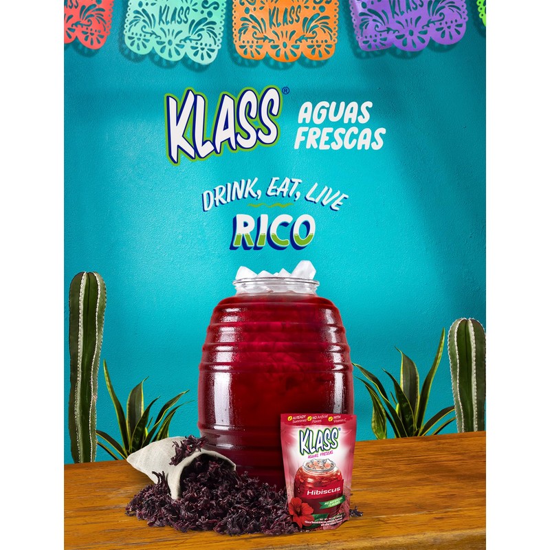 Klass Aguas Frescas |Drink Mix Hibiscus | Flavors From Natural