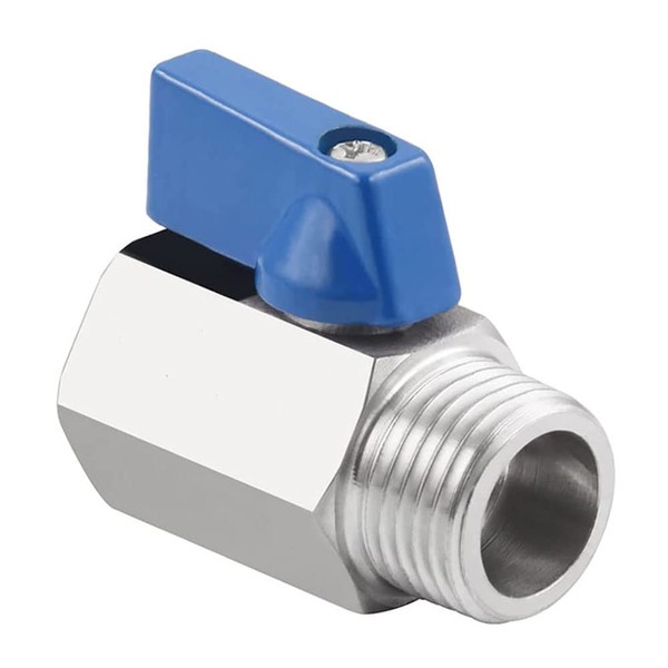 Ball Valve 3/8" Mini Ball Valve Male to Female Shut-Off