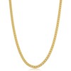 Solid 14k Yellow Gold Filled Double Curb Link Chain Necklace