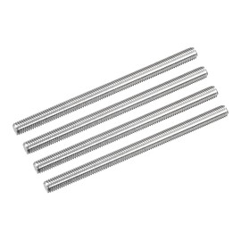 sourcing map Fully Threaded Rod M8 x 120mm 1.25mm Thread Pitch 304 Stainless Steel Right Hand Threaded Rods Bar Studs 8 Pack