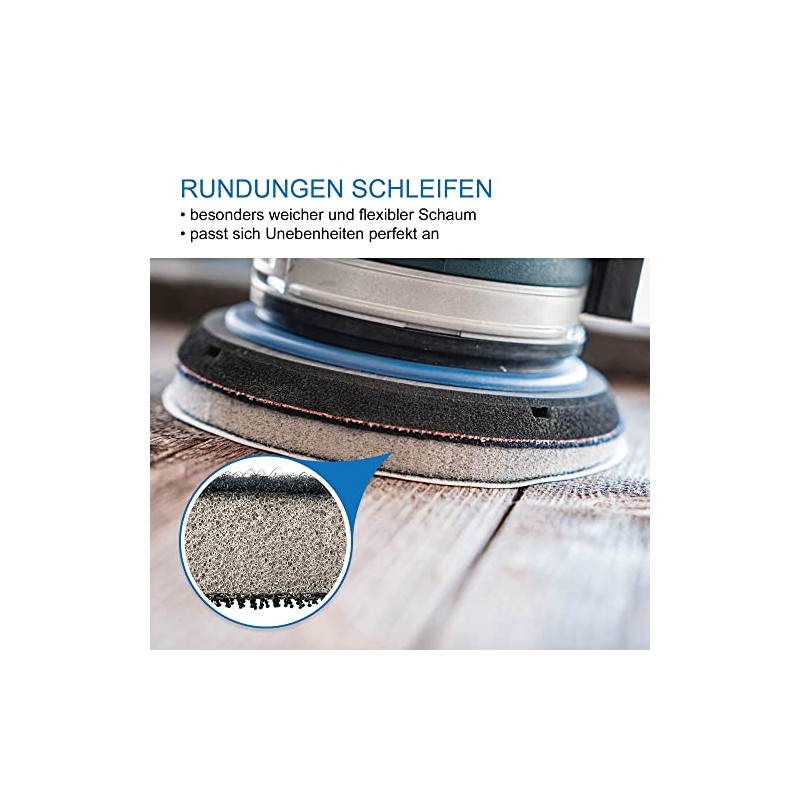 DFS Soft Pad 150 mm 80-Hole Compatible with Bosch Multihole,