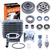 Mtanlo Cylinder Piston Clutch Crank Bearing Kit For Husqvarna 261,