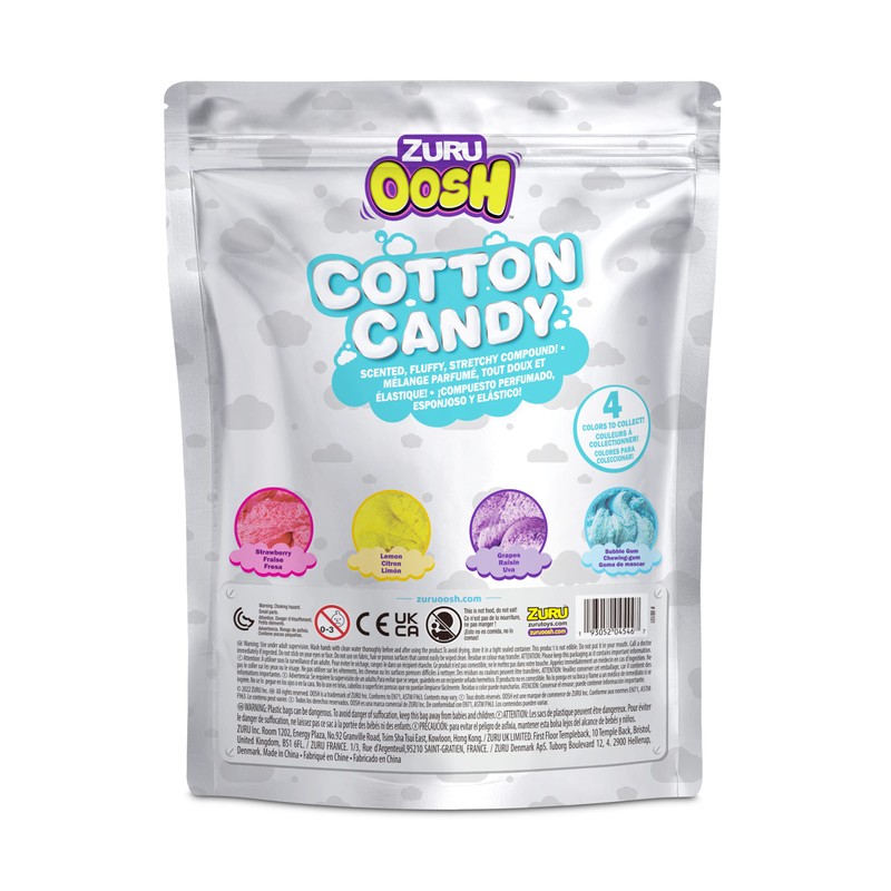 OOSH Cotton Candy Large Foil Bag 100g - Teal