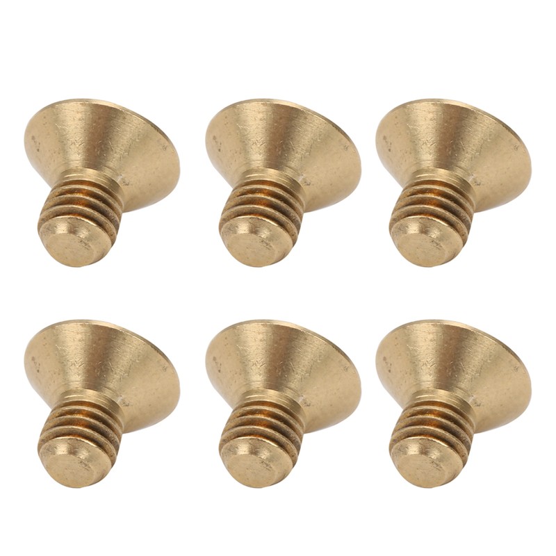 50Pcs Countersunk Hex Socket Screws Pure Copper Flat Head Hardware