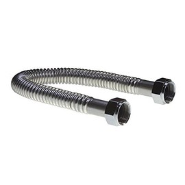 Falcon Stainless FF-24 3/4-Inch Female Nut x 3/4-Inch Female Nut x 24-Inches Stainless Steel Corrugated Connectors for Water Heater and Water Softener