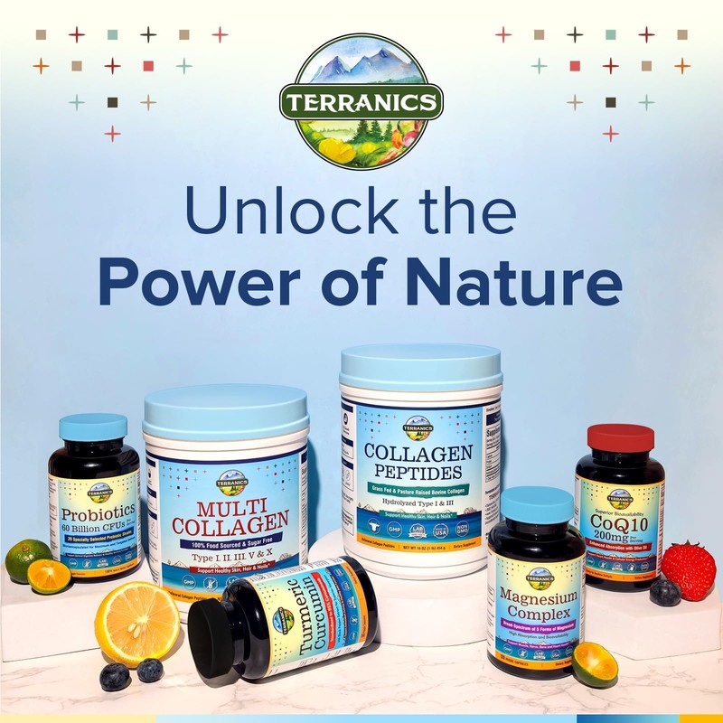 Terranics Multi Collagen Peptides Powder, Type I II III V