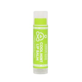 Green Goo All-Natural Lip Balm, Cool Mint, 0.15-ounce Stick, 4-pack