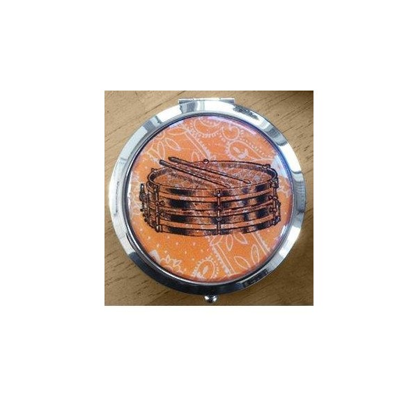 Snare Drum Compact Travel Mirror - Gifts for Drummers