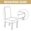 H.VERSAILTEX Velvet Dining Chair Covers Stretch Chair Covers for Dining