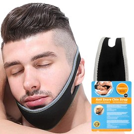 Acusnore Stop Snoring Anti Snore Jaw Chin Strap Belt Apnea Solution Comfort Fit Design