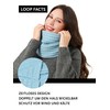 DonDon Women's Winter Scarf Knitted Scarf Loop Scarf Tube Scarf,