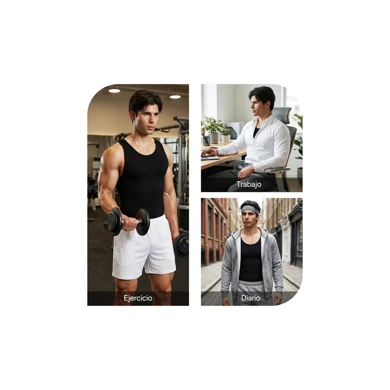 Nebility Body Moldeador Faja Completa Compresión Para Hombre