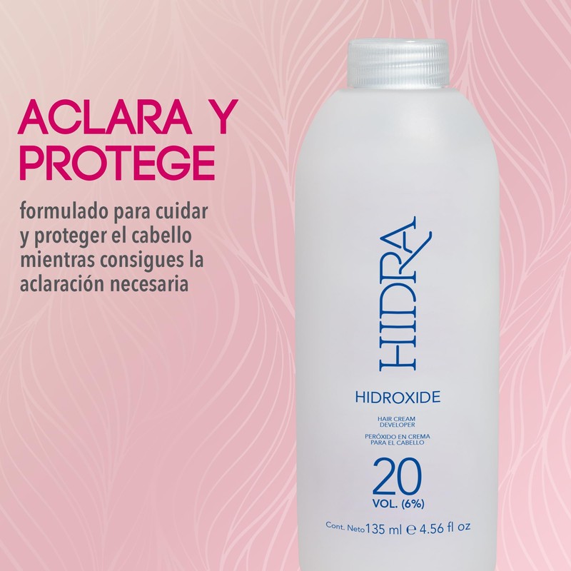 HIDRACOLOR - Hidroxide 20 Vol. (6%) 135 ml, Peróxido en