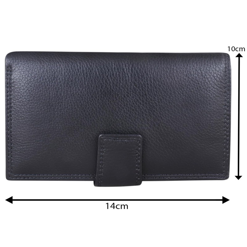 MORUCHA Clutch Wallet for Women Genuine Leather RFID Blocking High