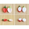 te-buruuxeai-suto Strawberry Chopstick Rest Set of 5 katorari-resuto supu-nresuto Dinnerware