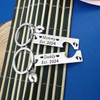 Pregnancy Announcement Gifts Mommy and Daddy Est 2024 Keychain Set