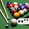 Prasacco 10 Sets Billiard Cues Tips Replacement with White Pool
