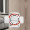 Push Lock, Pack of 2 Push Button Catch Door Lock,