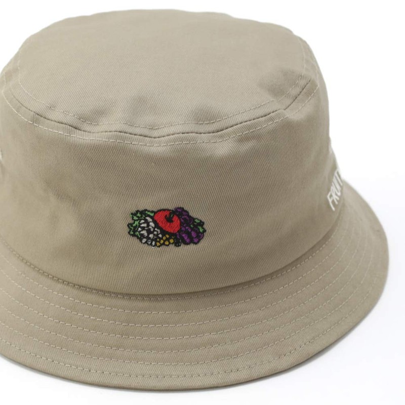 Fruit of the Loom Embroidered Logo Bucket Hat, Unisex, Hat,