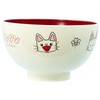 Nontan 820520 Lacquer Soup Bowl, M, Made in Japan