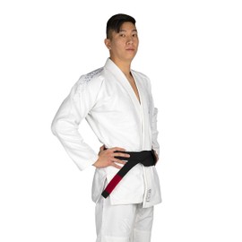 Sanabul Highlights Pro Brazilian Jiu Jitsu Gi Premium BJJ Gi IBJJF Competition - Allwhite, A3