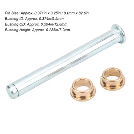 Qiilu Kit de Buje de Pasador de Bisagra de Puerta de Coche Kit de Buje de Pasador de Bisagra de Puerta de Coche 55074591 Reemplazo para 1994‑1998