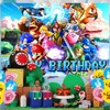 ELZEM Super Bros Birthday Party Decoration,Smash Bros Party Photo Background